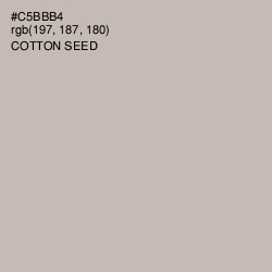 #C5BBB4 - Cotton Seed Color Image